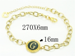 HY Wholesale Bracelets 316L Stainless Steel Jewelry Bracelets-HY81B0648MG