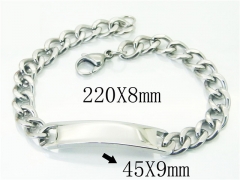 HY Wholesale Bracelets 316L Stainless Steel Jewelry Bracelets-HY43B0040MW