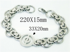 HY Wholesale Bracelets 316L Stainless Steel Jewelry Bracelets-HY53B0075PLB