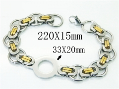 HY Wholesale Bracelets 316L Stainless Steel Jewelry Bracelets-HY53B0078HVL