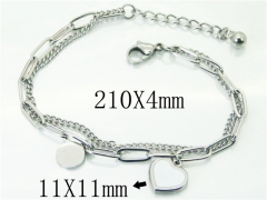 HY Wholesale Bracelets 316L Stainless Steel Jewelry Bracelets-HY43B0048MC