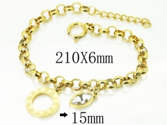 HY Wholesale Bracelets 316L Stainless Steel Jewelry Bracelets-HY43B0069PR