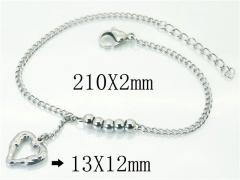 HY Wholesale Bracelets 316L Stainless Steel Jewelry Bracelets-HY43B0055LX