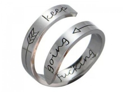 HY Wholesale 316L Stainless Steel Popular Rings-HY0063R173