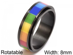 HY Wholesale 316L Stainless Steel Popular Rings-HY0063R362