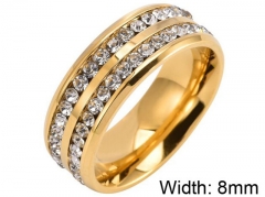 HY Wholesale 316L Stainless Steel Popular Rings-HY0063R131