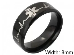 HY Wholesale 316L Stainless Steel Popular Rings-HY0063R162