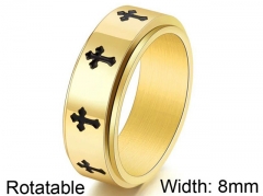 HY Wholesale 316L Stainless Steel Popular Rings-HY0063R261