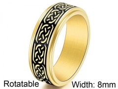 HY Wholesale 316L Stainless Steel Popular Rings-HY0063R335