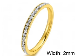 HY Wholesale 316L Stainless Steel Popular Rings-HY0063R263