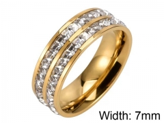 HY Wholesale 316L Stainless Steel Popular Rings-HY0063R023