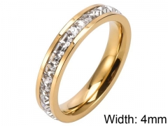 HY Wholesale 316L Stainless Steel Popular Rings-HY0063R020