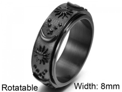 HY Wholesale 316L Stainless Steel Popular Rings-HY0063R346