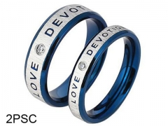 HY Wholesale 316L Stainless Steel Popular Rings-HY0063R107