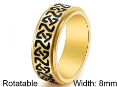 HY Wholesale 316L Stainless Steel Popular Rings-HY0063R307