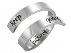 HY Wholesale 316L Stainless Steel Popular Rings-HY0063R170