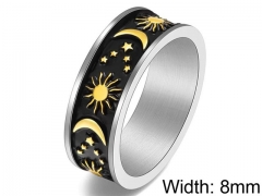 HY Wholesale 316L Stainless Steel Popular Rings-HY0063R378