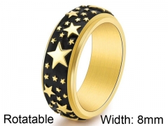 HY Wholesale 316L Stainless Steel Popular Rings-HY0063R273