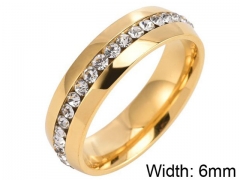 HY Wholesale 316L Stainless Steel Popular Rings-HY0063R130