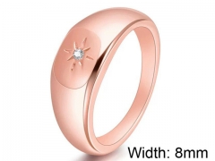 HY Wholesale 316L Stainless Steel Popular Rings-HY0063R298