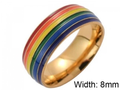 HY Wholesale 316L Stainless Steel Popular Rings-HY0063R039