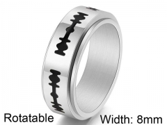 HY Wholesale 316L Stainless Steel Popular Rings-HY0063R310