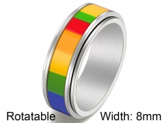 HY Wholesale 316L Stainless Steel Popular Rings-HY0063R360