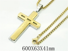 HY Wholesale Necklaces Stainless Steel 316L Jewelry Necklaces-HY09N1245HIS