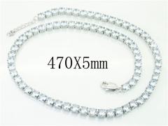 HY Wholesale Necklaces Stainless Steel 316L Jewelry Necklaces-HY59N0019HPQ