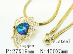 HY65N0018PLRHY Wholesale Necklaces Stainless Steel 316L And Copper Jewelry Necklaces-