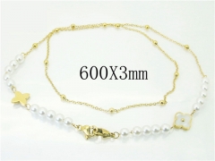 HY Wholesale Necklaces Stainless Steel 316L Jewelry Necklaces-HY32N0517HJW