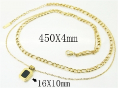 HY Wholesale Necklaces Stainless Steel 316L Jewelry Necklaces-HY09N1260HJW