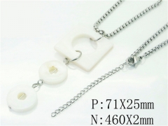 HY Wholesale Necklaces Stainless Steel 316L Jewelry Necklaces-HY92N0333OX