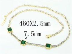 HY Wholesale Necklaces Stainless Steel 316L Jewelry Necklaces-HY32N0519HJE