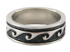 HY Wholesale 316L Stainless Steel Popular Rings-HY0065R411