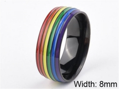 HY Wholesale Rings 316L Stainless Steel Popular Rings-HY0064R019