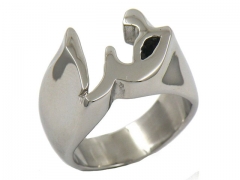 HY Wholesale 316L Stainless Steel Popular Rings-HY0065R283