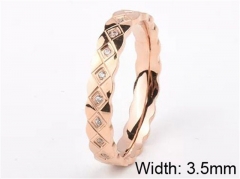 HY Wholesale 316L Stainless Steel Popular Rings-HY0064R085