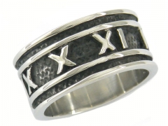 HY Wholesale 316L Stainless Steel Popular Rings-HY0065R442