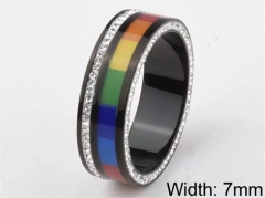 HY Wholesale 316L Stainless Steel Popular Rings-HY0064R070