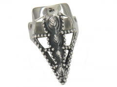 HY Wholesale 316L Stainless Steel Popular Rings-HY0065R338