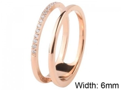 HY Wholesale 316L Stainless Steel Popular Rings-HY0064R082