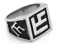 HY Wholesale 316L Stainless Steel Popular Rings-HY0065R368