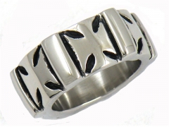 HY Wholesale 316L Stainless Steel Popular Rings-HY0065R354