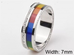 HY Wholesale 316L Stainless Steel Popular Rings-HY0064R071