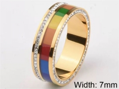 HY Wholesale 316L Stainless Steel Popular Rings-HY0064R069