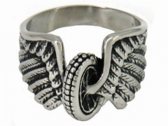 HY Wholesale 316L Stainless Steel Popular Rings-HY0065R290