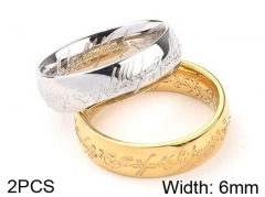 HY Wholesale 316L Stainless Steel Popular Rings-HY0064R053