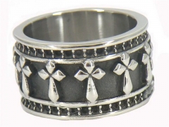 HY Wholesale 316L Stainless Steel Popular Rings-HY0065R152