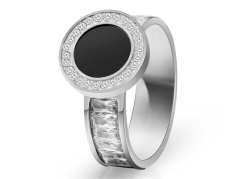 HY Wholesale Rings 316L Stainless Steel Fashion Rings-HY0066R040